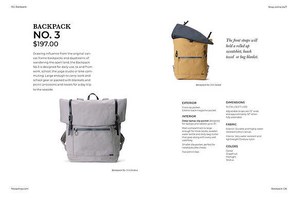 Typography F20 Moop Brochure
